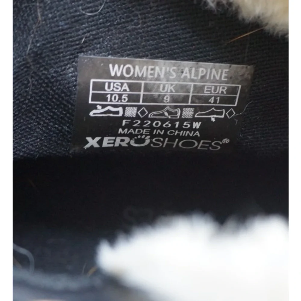 Xero Shoes Alpine Women's Waterproof Snow Boot Brown Faux Fur Lined Sz 10.5US - Picture 10 of 10